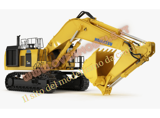 modellismo-modellino-escavatore-cingolato-KOMATSU