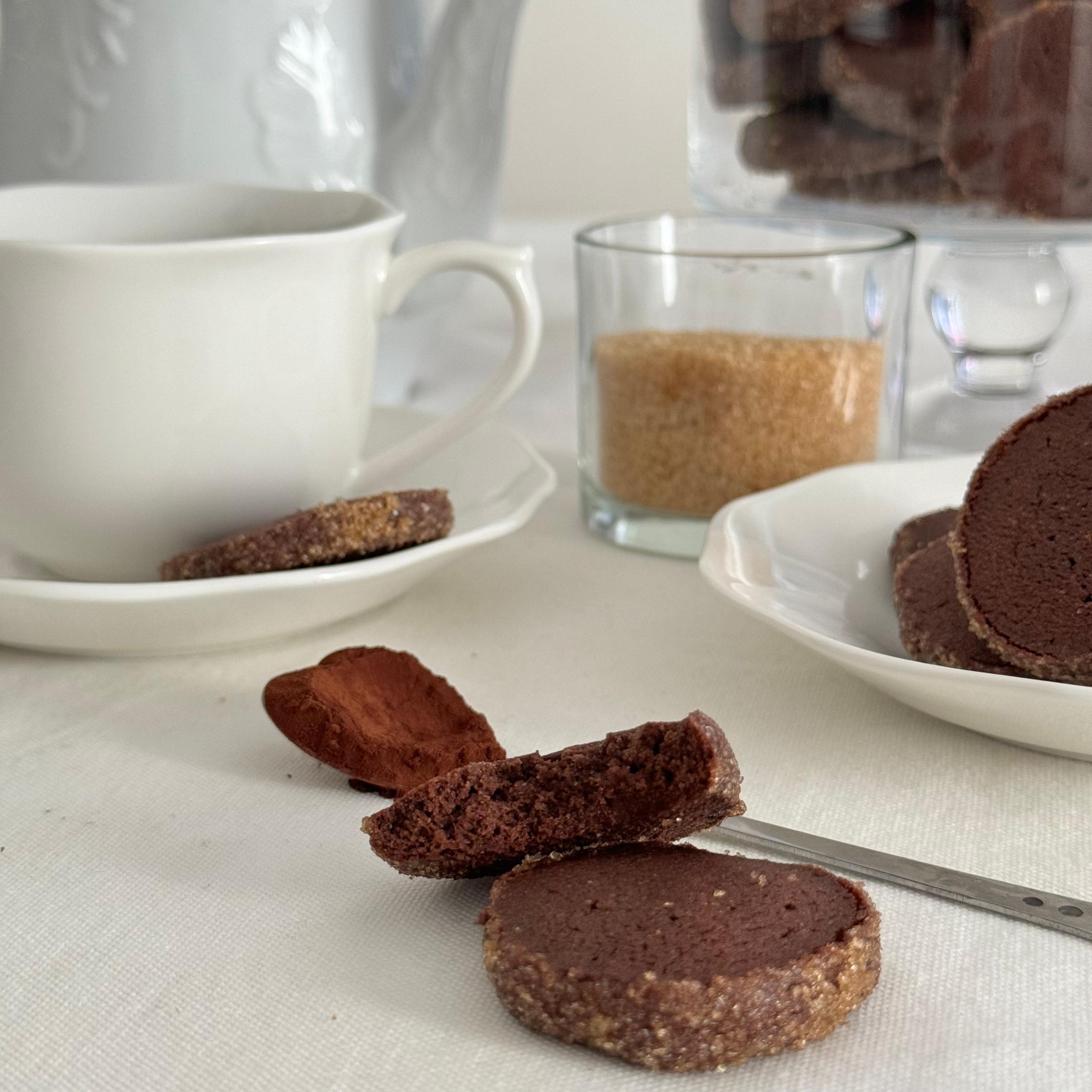 Biscotti diamanti al cacao