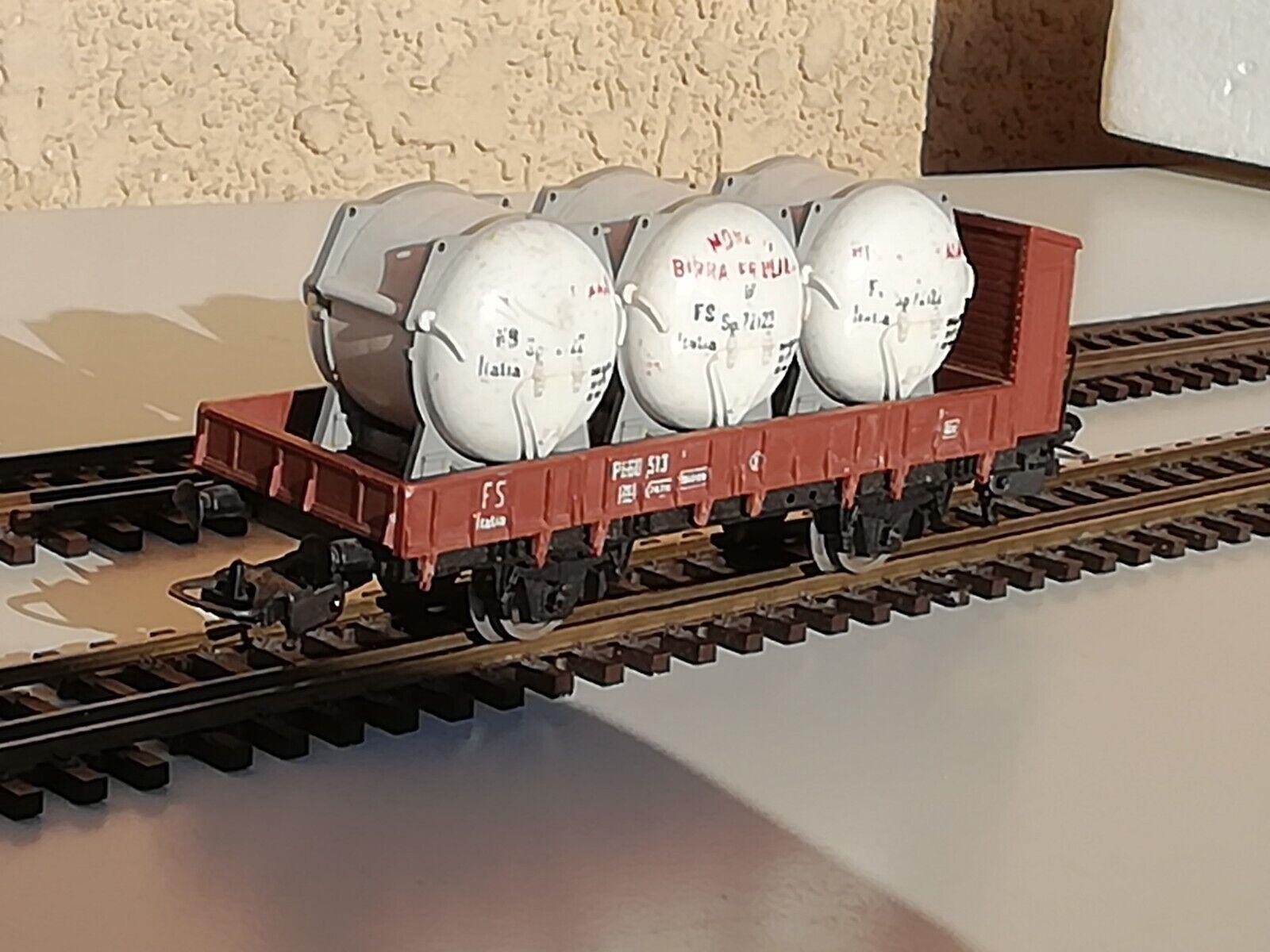 Kit De Montage Artisanal HO - Carro Con Garritta En Metallo - Maquette Train