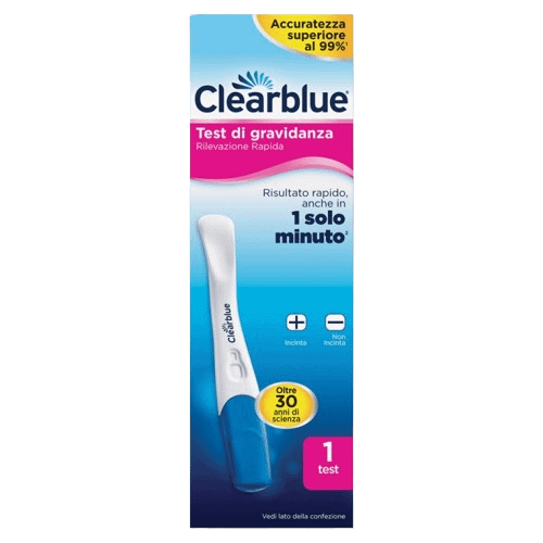 Test Di Gravidanza Clearblue Rilevazione Rapida 1 Pezzo