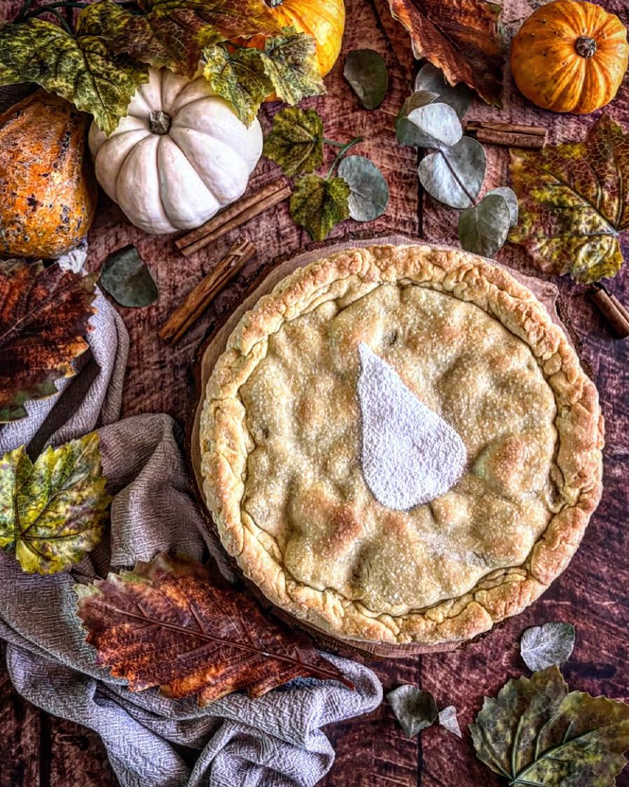 CROSTATA RICOPERTA alle PERE