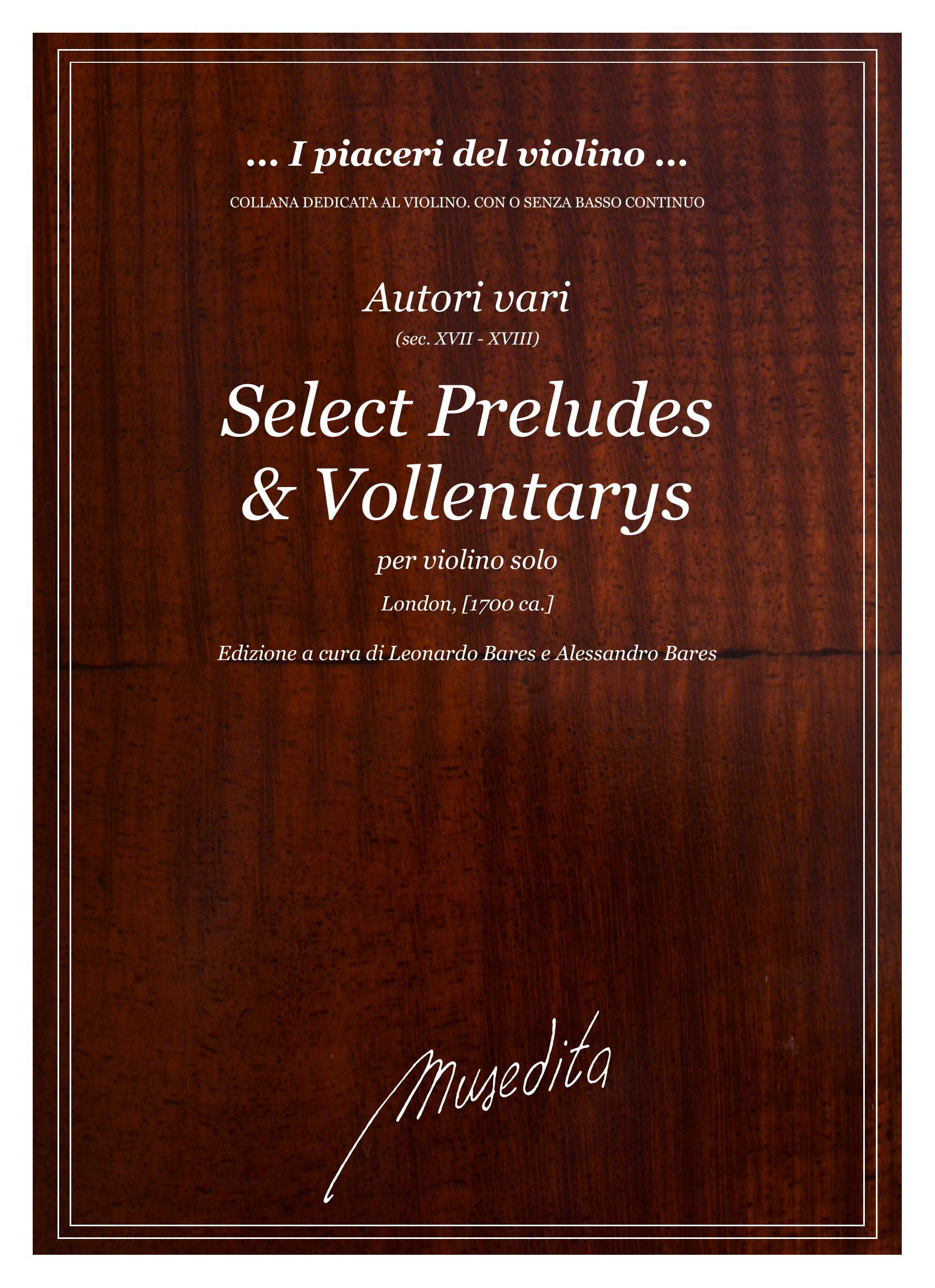 AA VV: Select Preludes and Volentarys (London, s.a.)