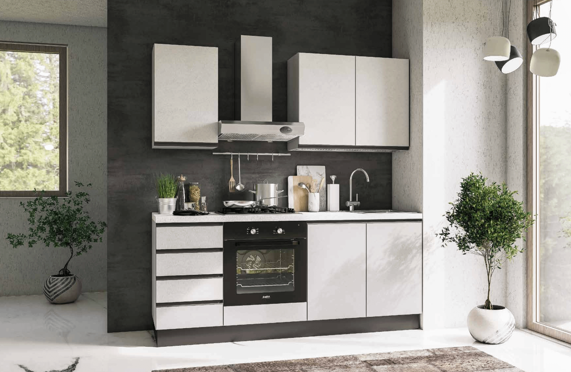 CUCINA MONO 195 CM