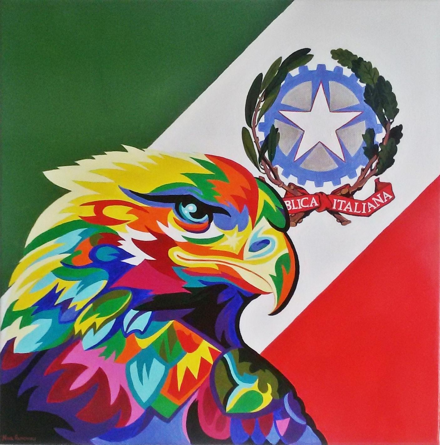 Aquila - I love Italy Dipinto