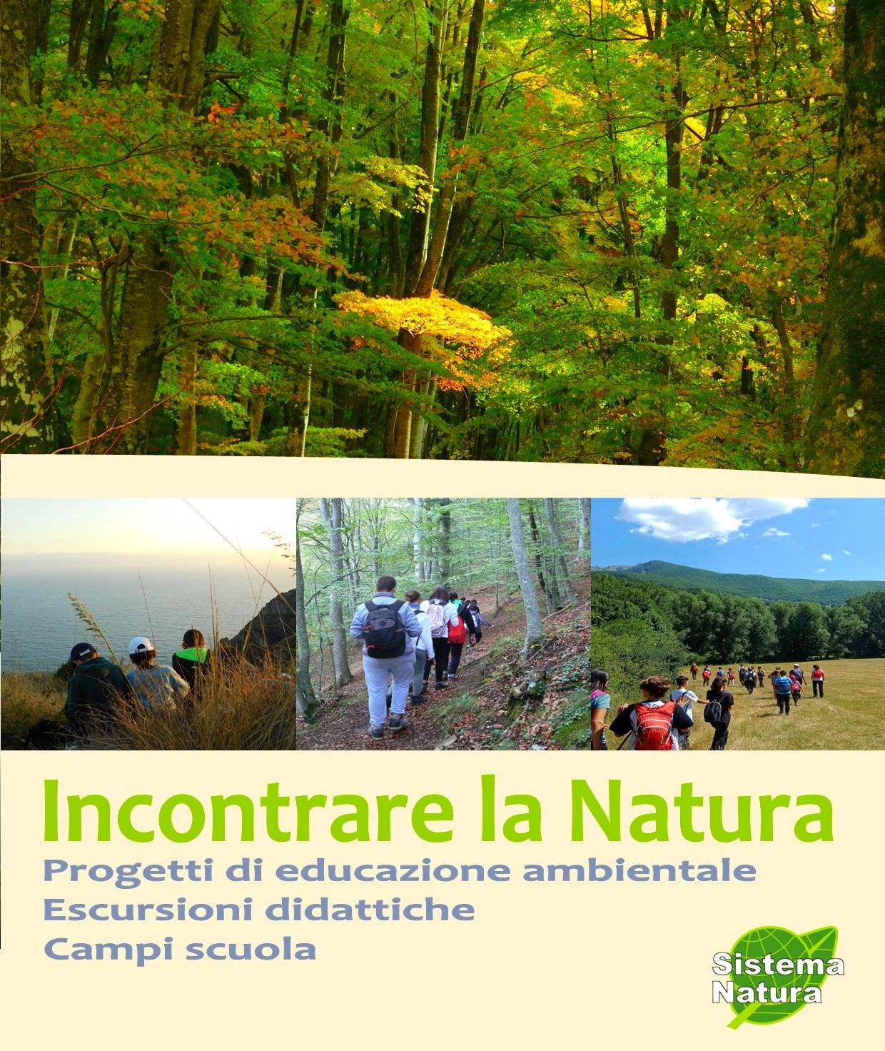 catalogo attività educazione ambientale per le scuole Sistema Natura