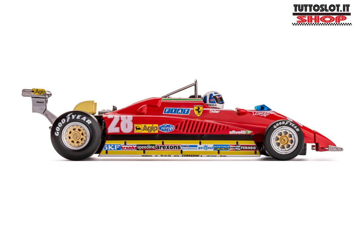 F1 Ferrari 126 C2 n.28 Didier Pironi Long Beach GP 1982