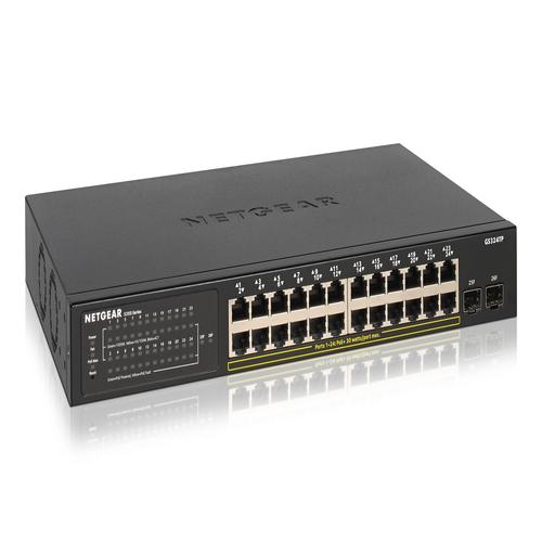 SWITCH 24P ETHERNET POE+ BUDGET POE 380W