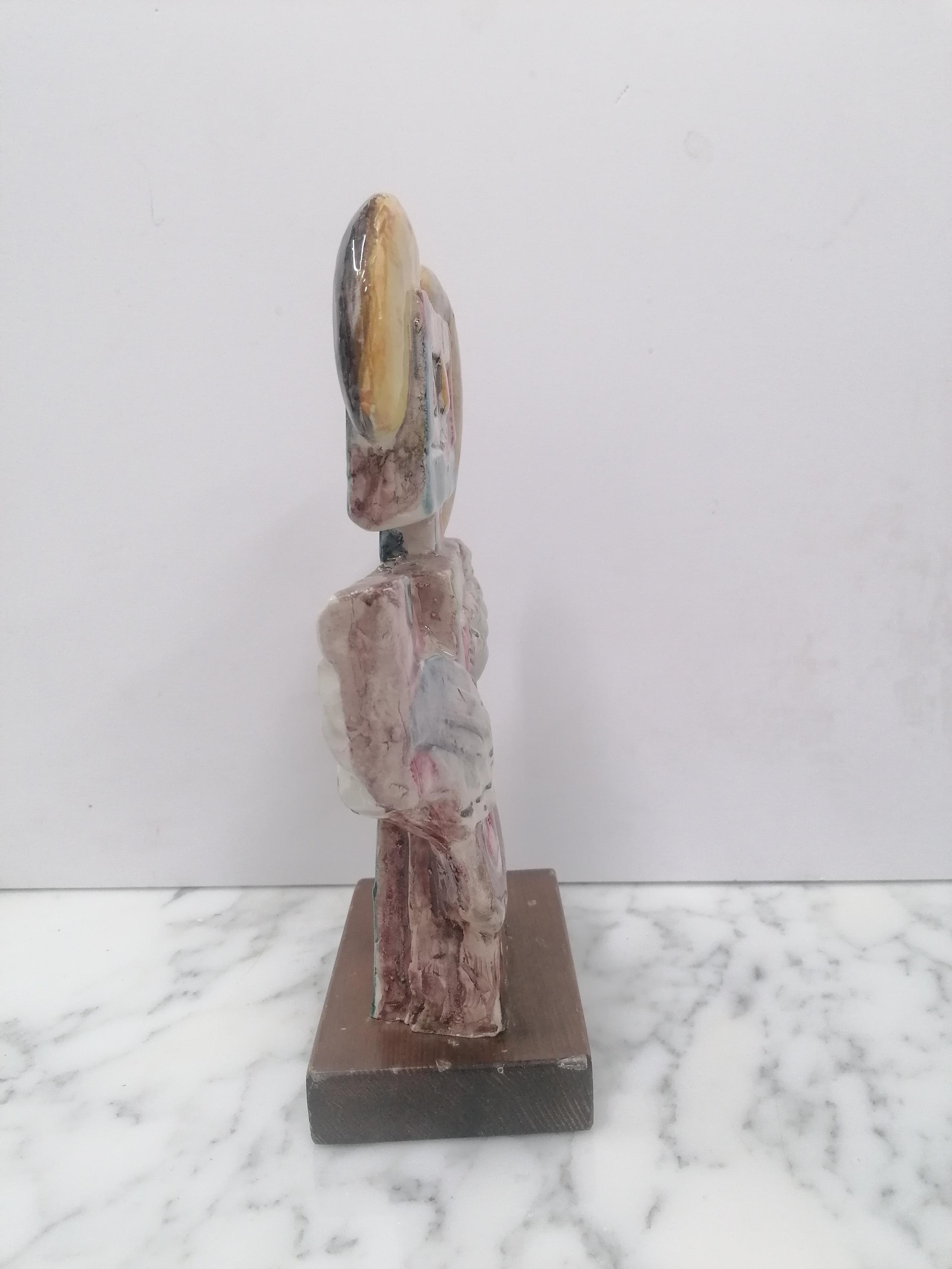 KODRA  IBRAHIM  "Scultura un ceramica - h30x20"