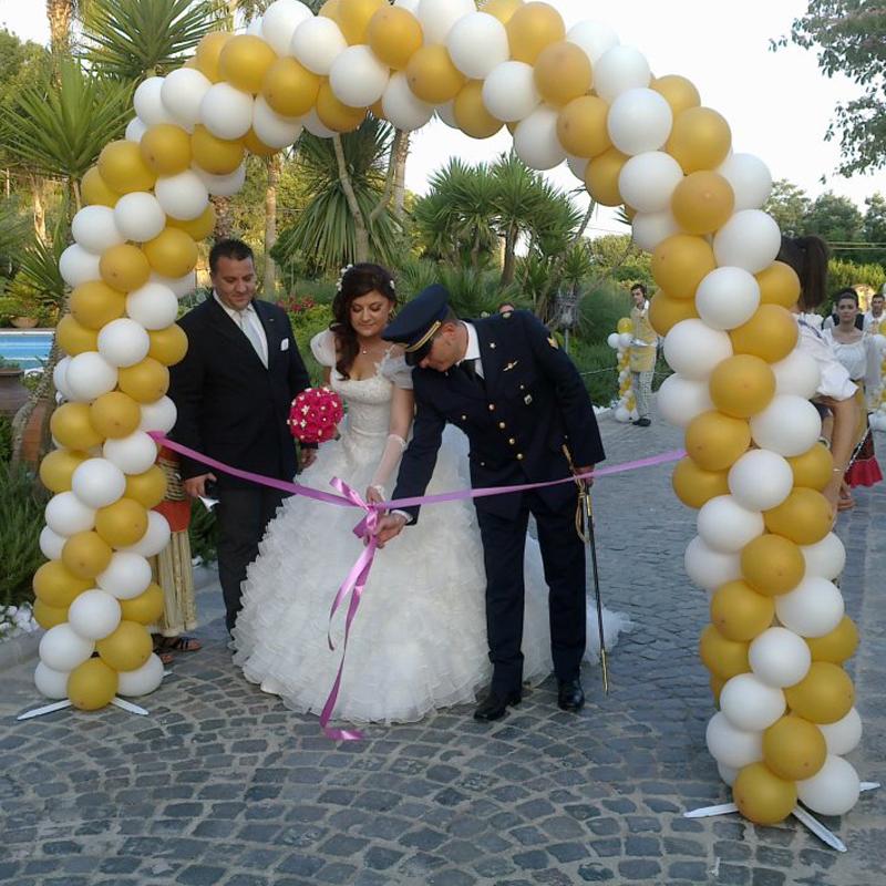 magica fiesta acerra, arco di palloncini napoli, Arco di palloncini matrimonio, arco di palloncini elegante, arco di palloncini ristorante