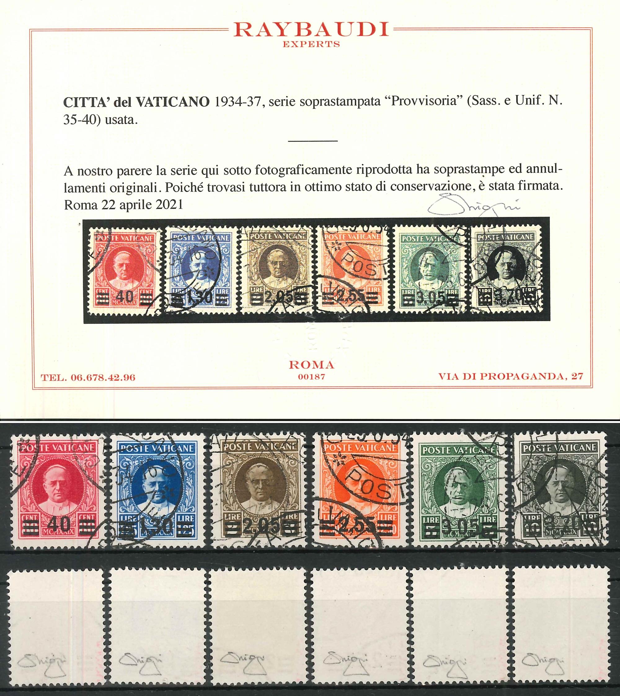 1934 - US (Catalogo Sassone n.° 35/40)