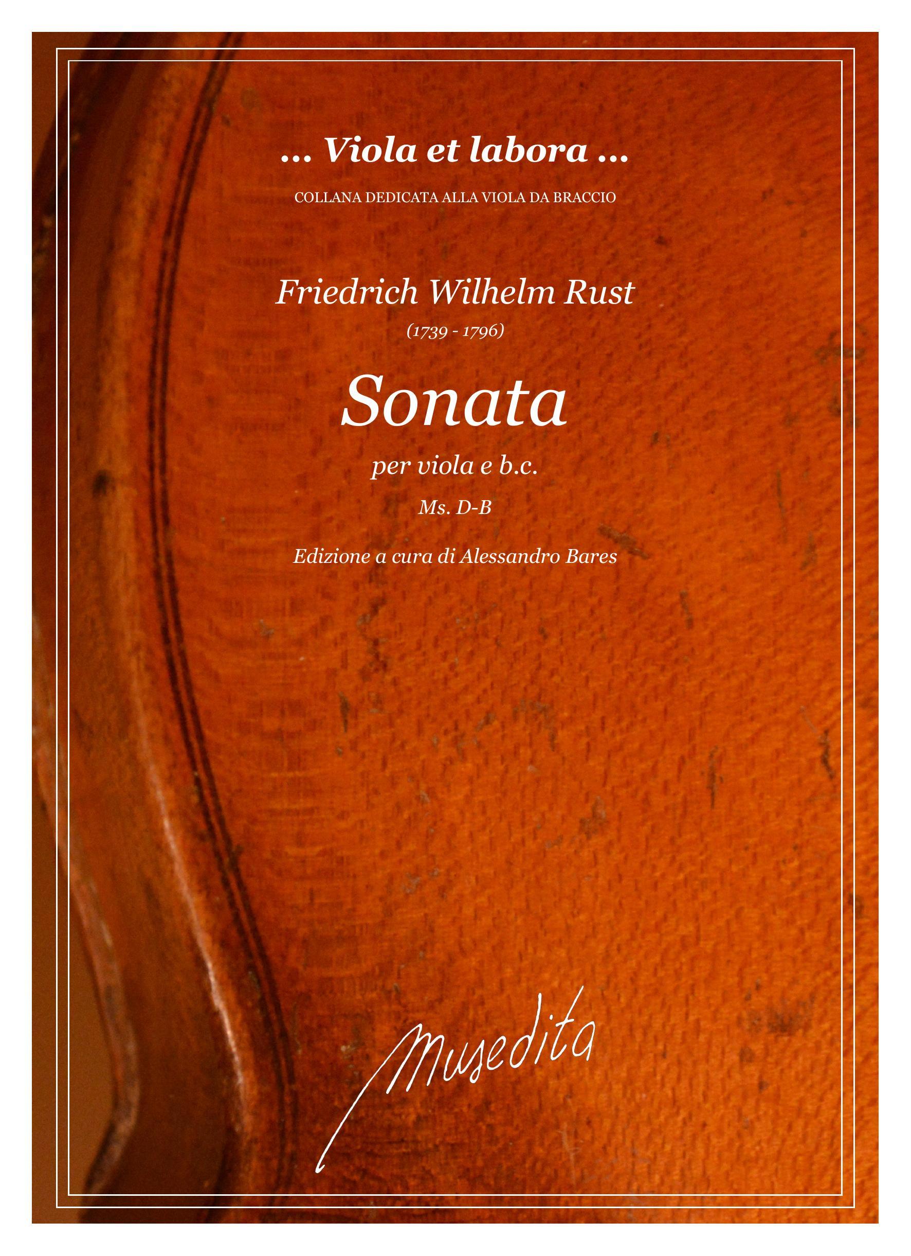 F.W.Rust: Sonata in fa maggiore (Ms, D-B)