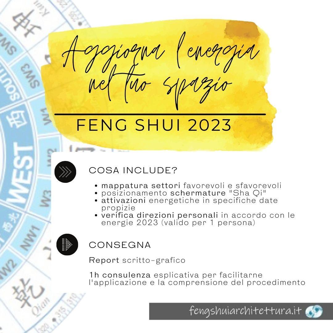 Aggiornamento FENG SHUI 2023