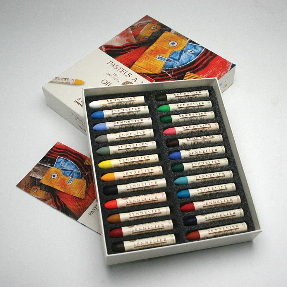 SENNELIER - Pastels à l'huile - Set 24 pastelli ad olio di finissima qualità