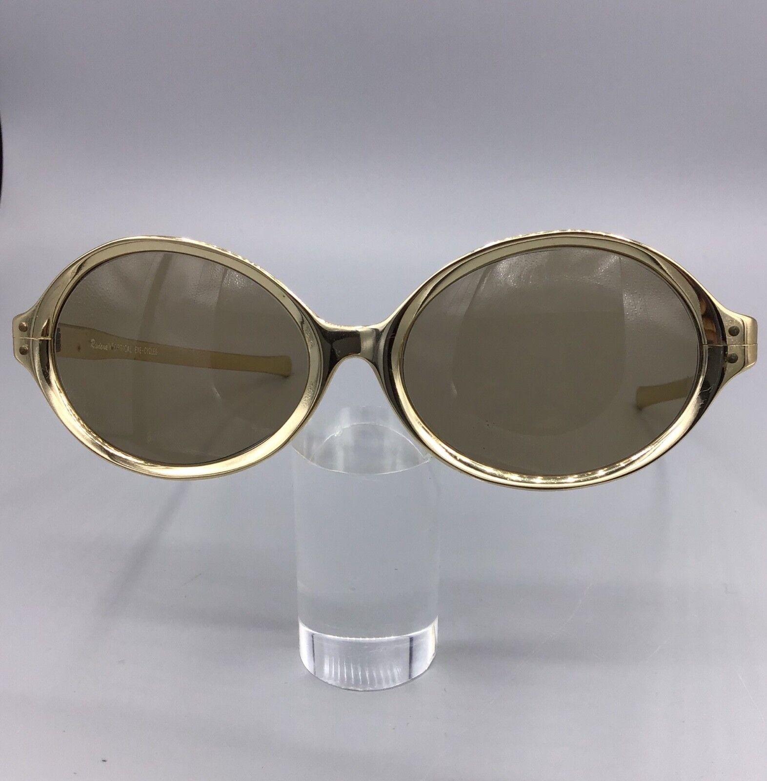Riviera’s Optical Eye occhiale sole Sunglasses alluminium gold 60s made in USA