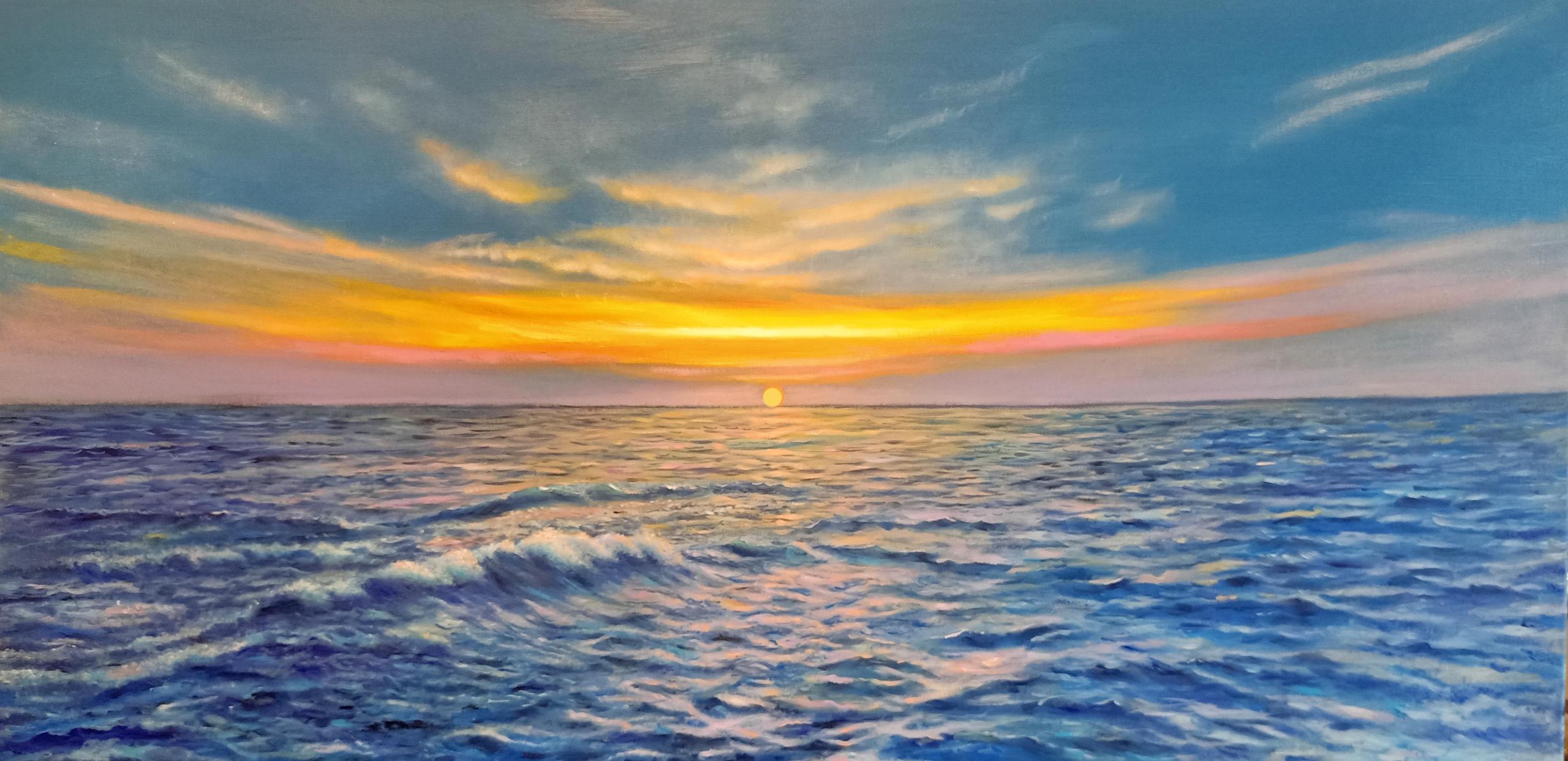"Tramonto marino" (Marine sunset)