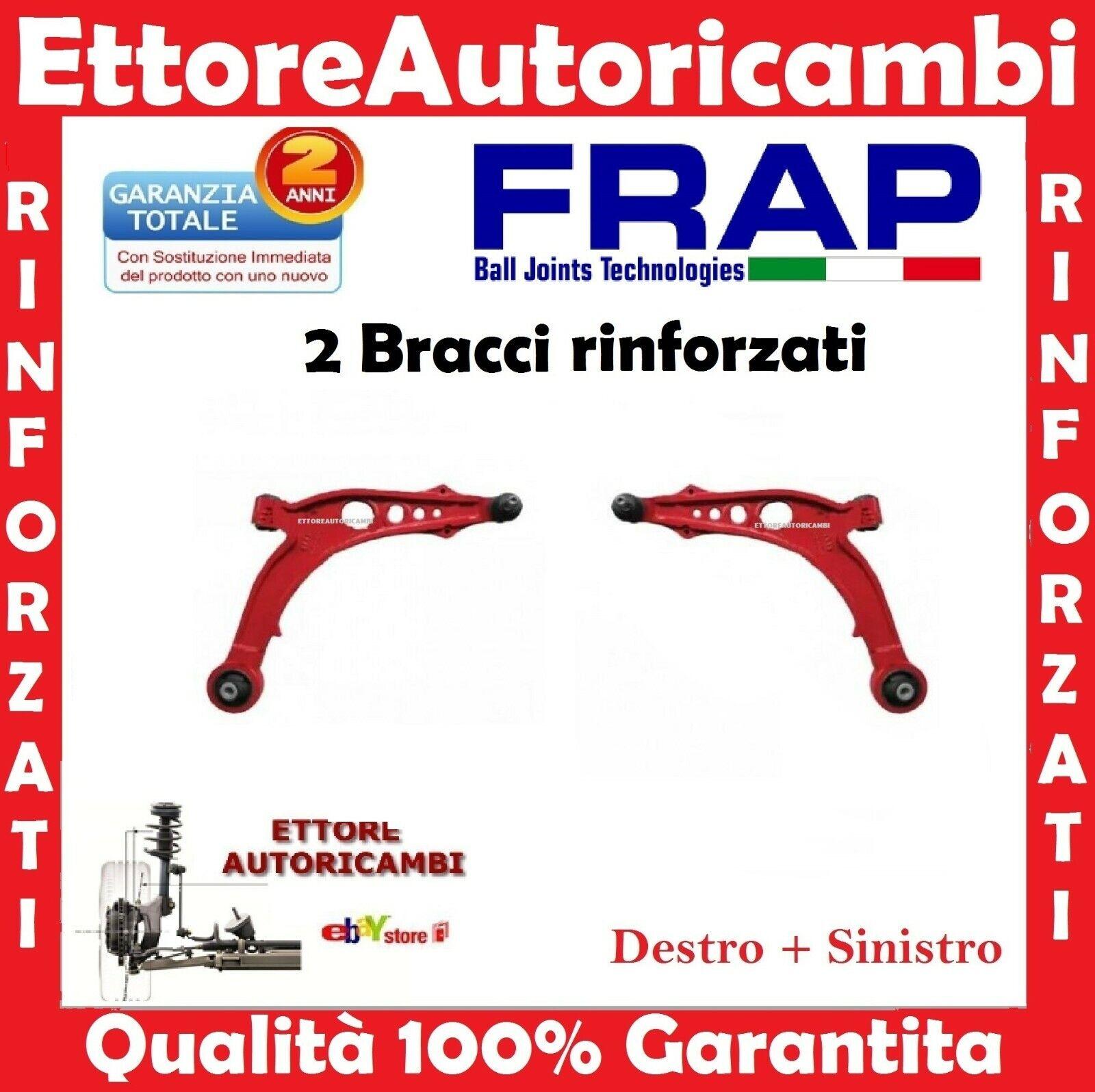 2 BRACCI OSCILLANTI INFERIORI RINFORZATI FRAP FIAT IDEA - LANCIA MUSA - YPSILON