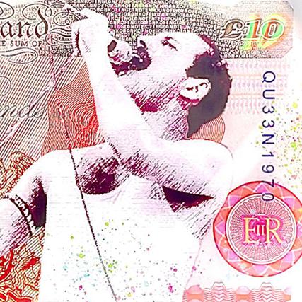 God save the Queen on ten pounds, 2023