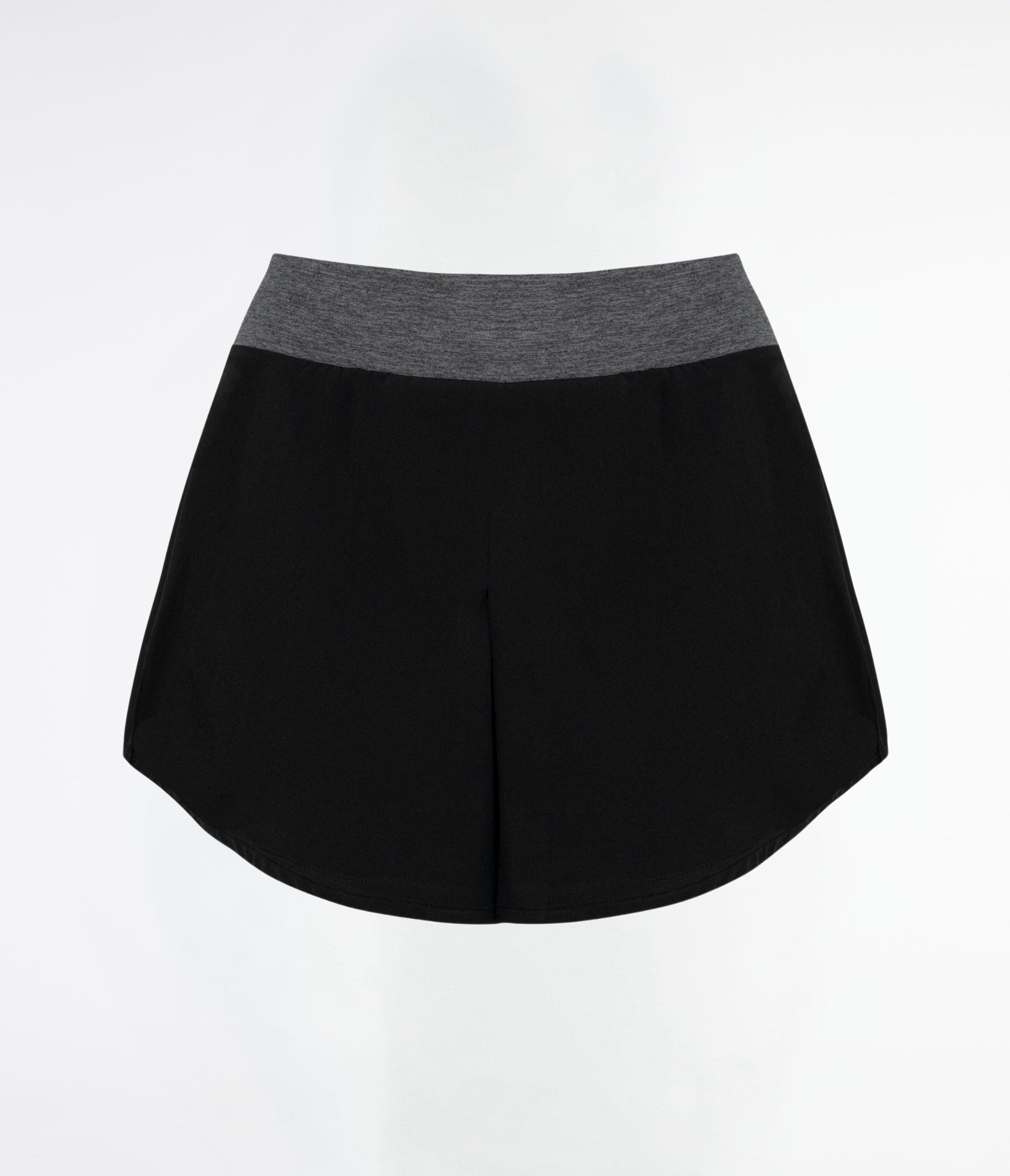 Gonna con shorts tennis/padel black/grey