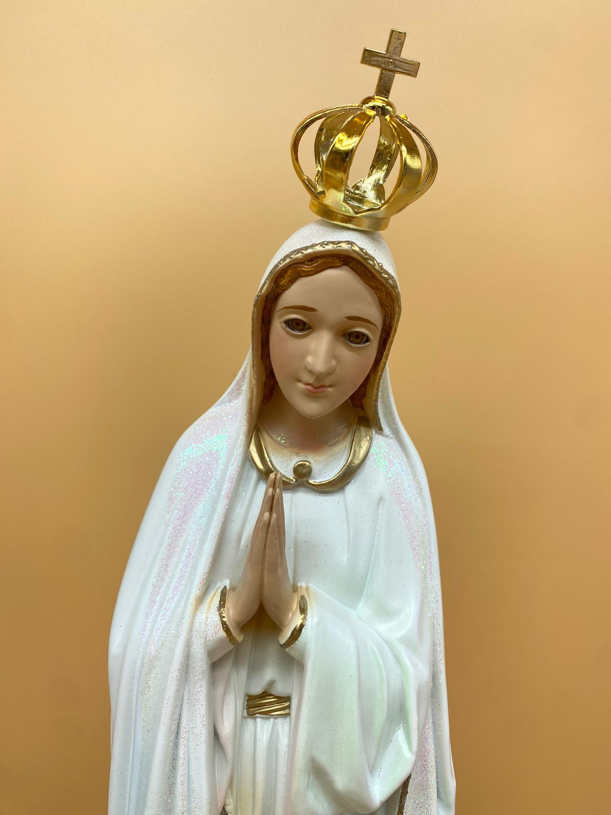 Statua Madonna di Fatima in resina - da cm 11 a cm 100