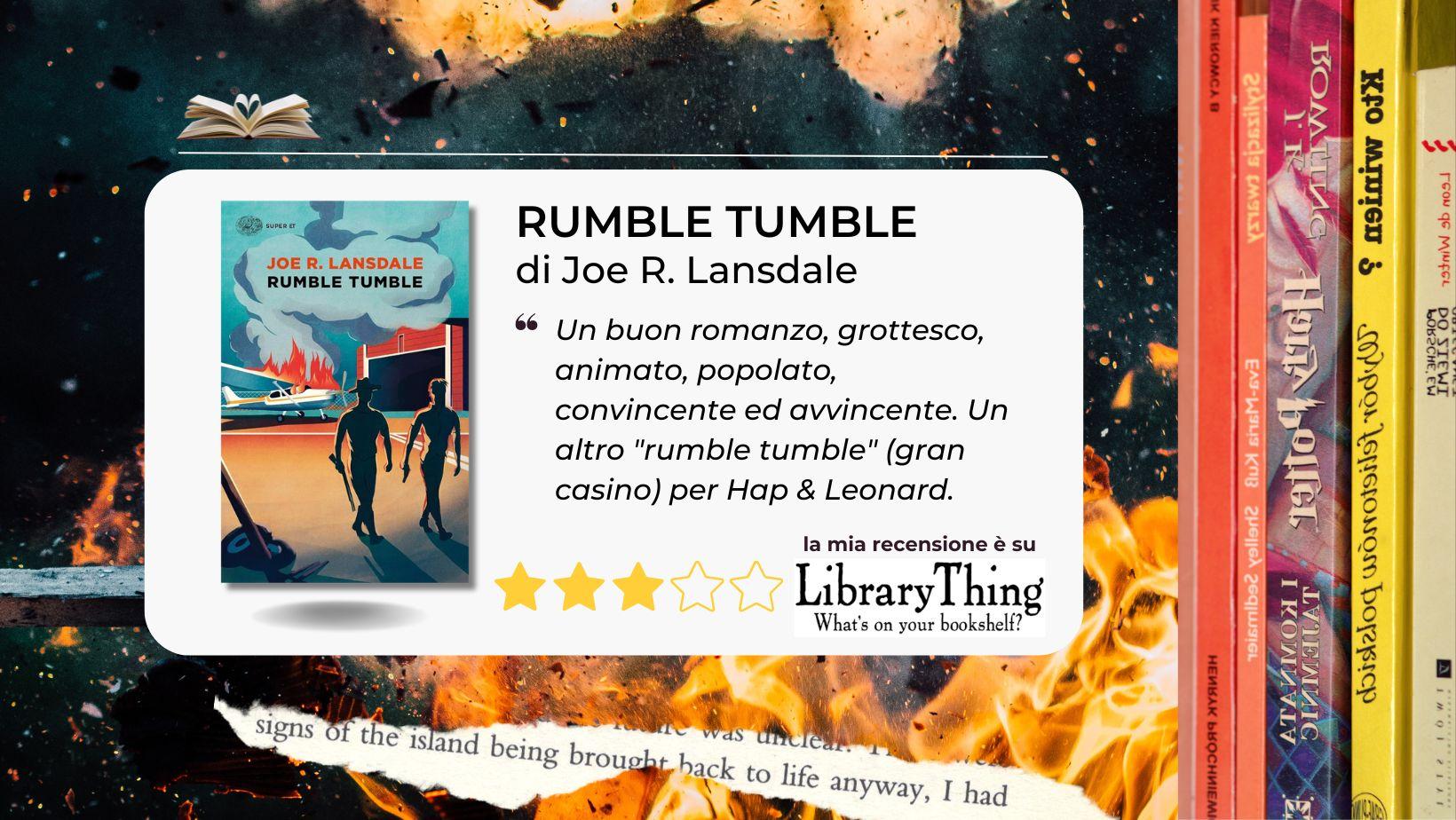 Quinta avventura per Hap & Leonard. "Ruble Tumble" dalla penna di Joe R. Lansdale