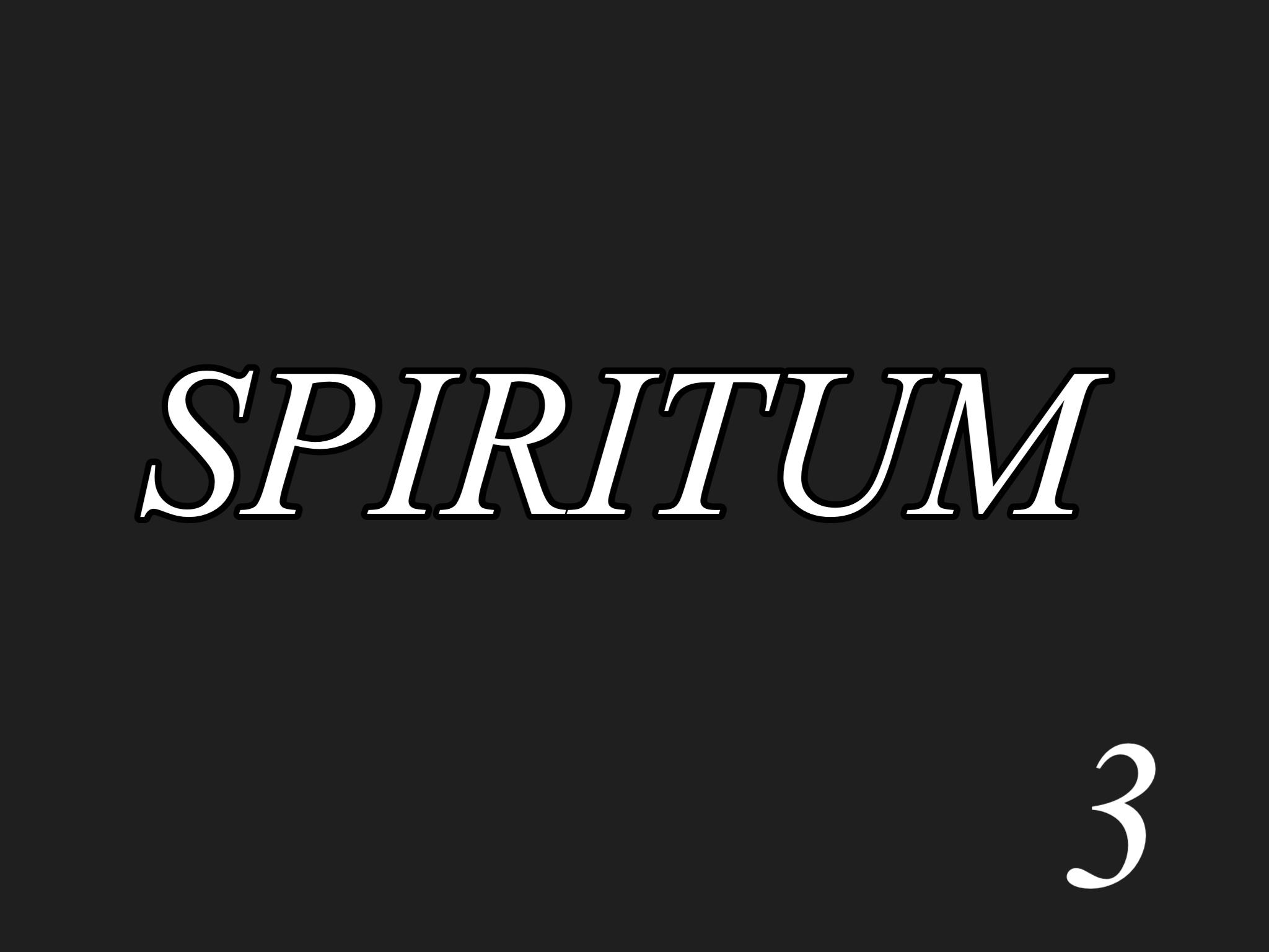 SPIRITUM 3 ESSENZA
