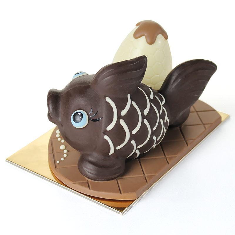Composizione di cioccolato “Pesce e Ovetto di Pasqua” 20