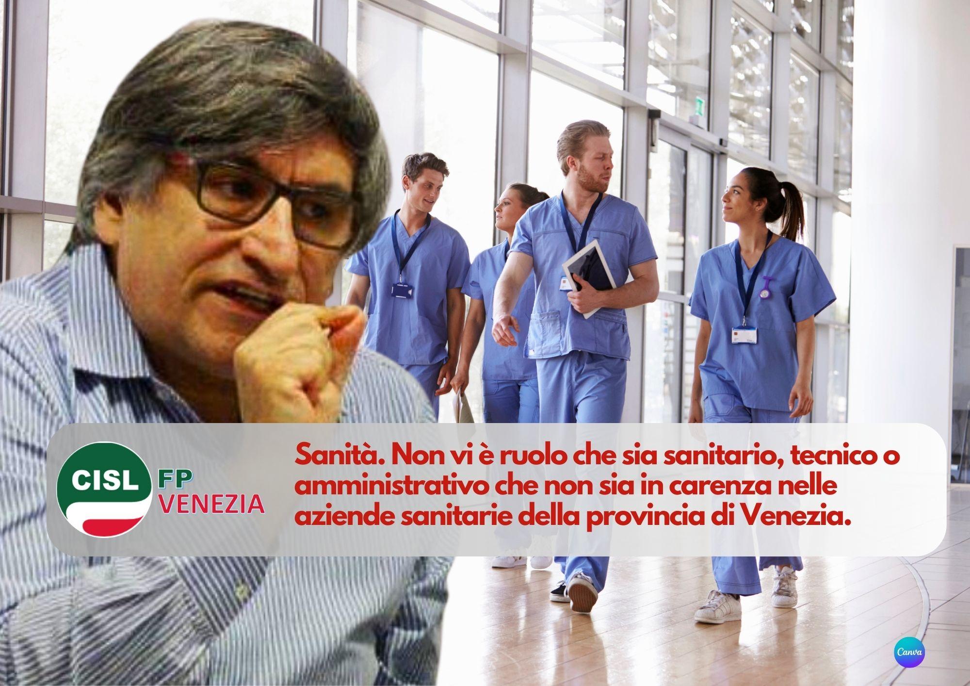 CISL FP Venezia. Sanità: togliere il limite alle assunzioni. Professione sanitaria a rischio senza adeguate retribuzioni.