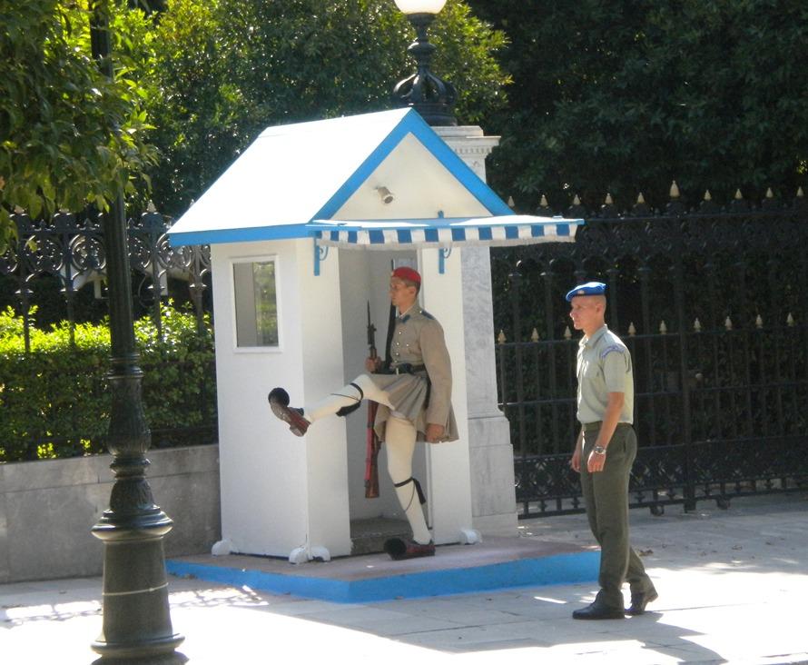 Atene garitta Guardia Presidenziale