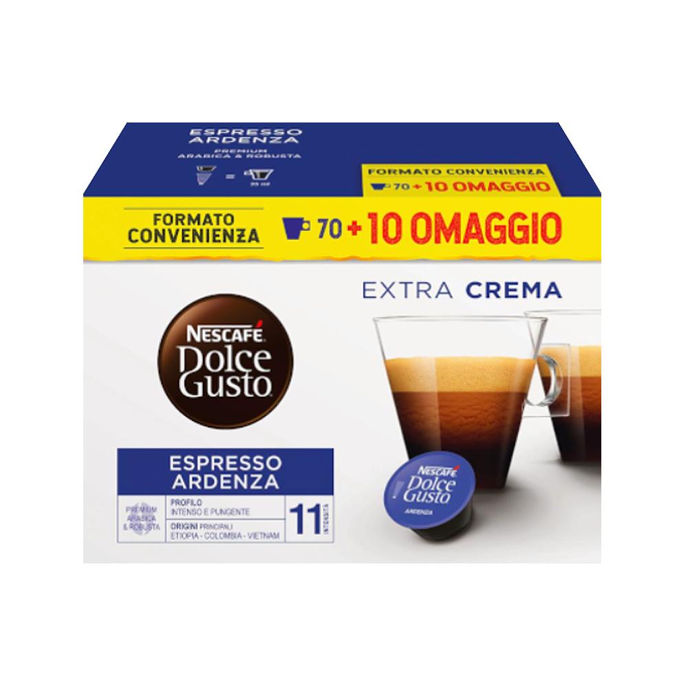 Capsule Nescafé Dolce Gusto Espresso Ardenza Formato Convenienza 70+10