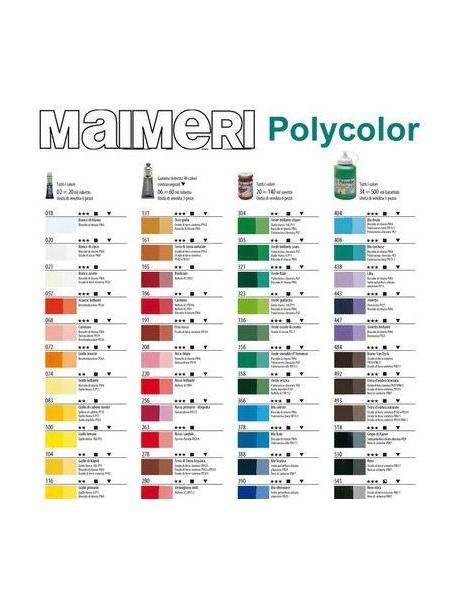 Maimeri Polycolor - colore vinilico fine 140ml