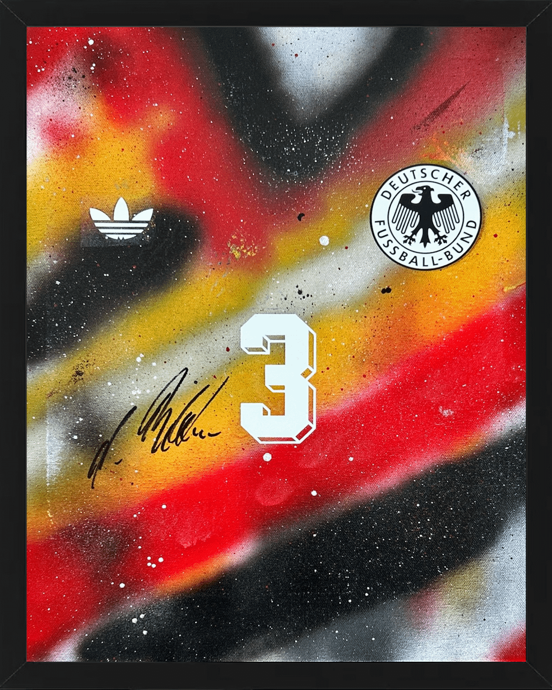 Artwork Germania Theme Andreas Brehme world Cup 90 Limited Edition