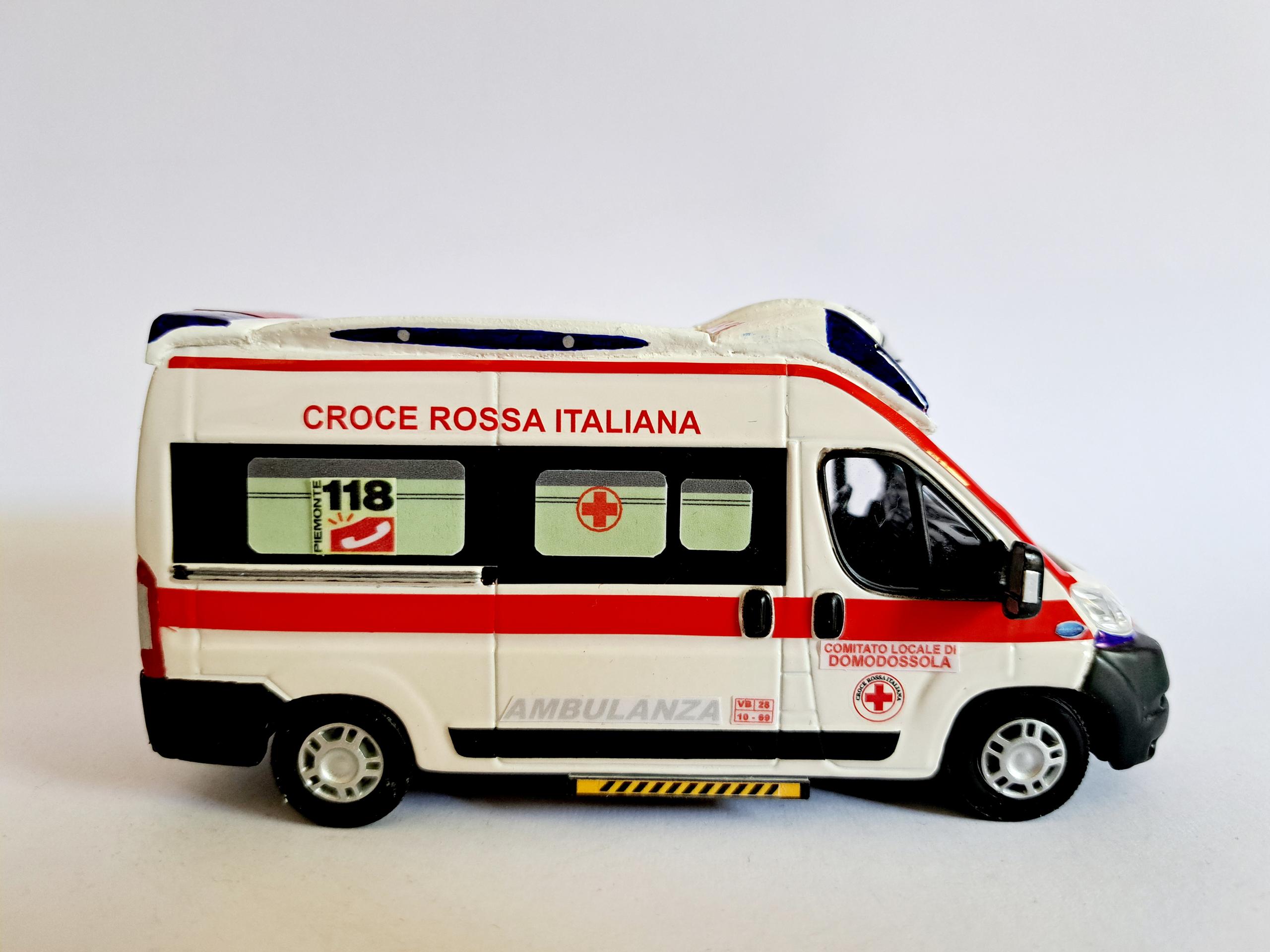 FIAT DUCATO X250 CROCE ROSSA ITALIANA DOMODOSSOLA