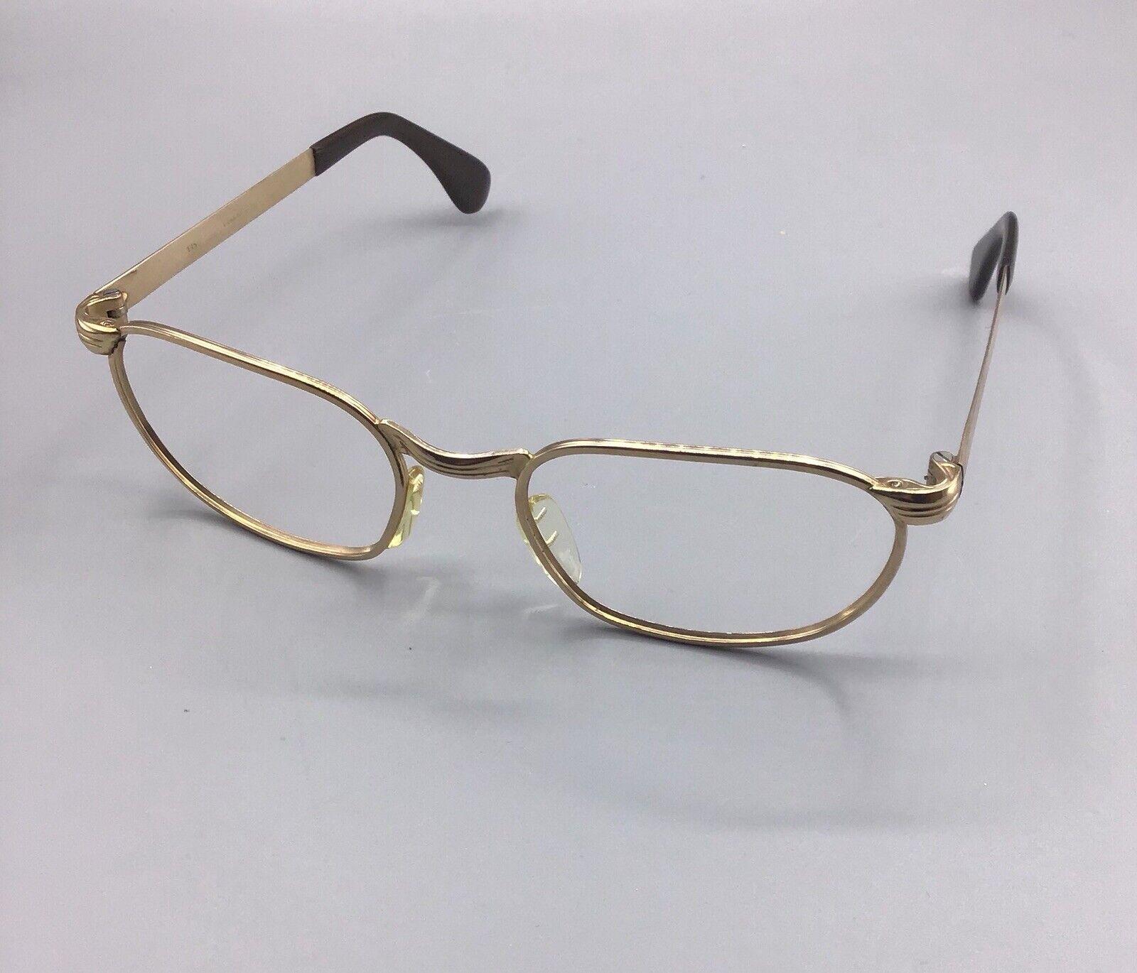 Marwitz occhiale vintage eyewear frame canador gold laminated oro