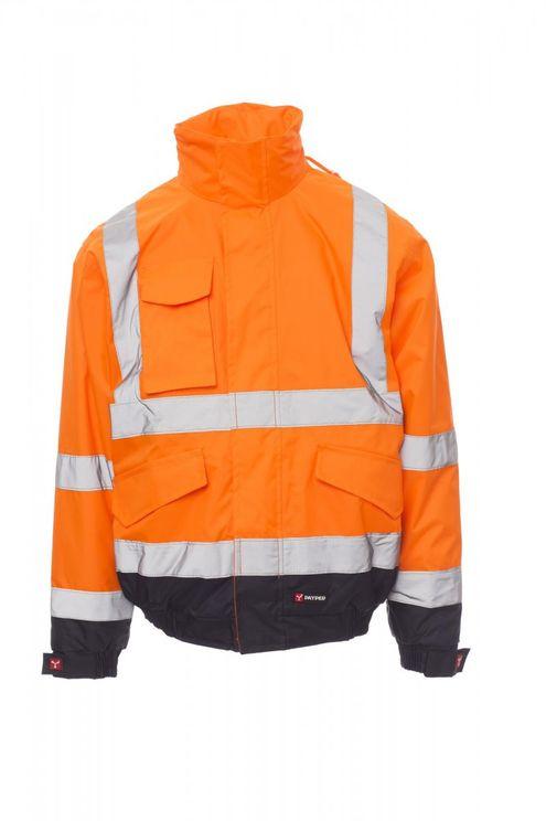 4674- Payper Wear Giubbino Paddock alta visibilità Arancione/Blu