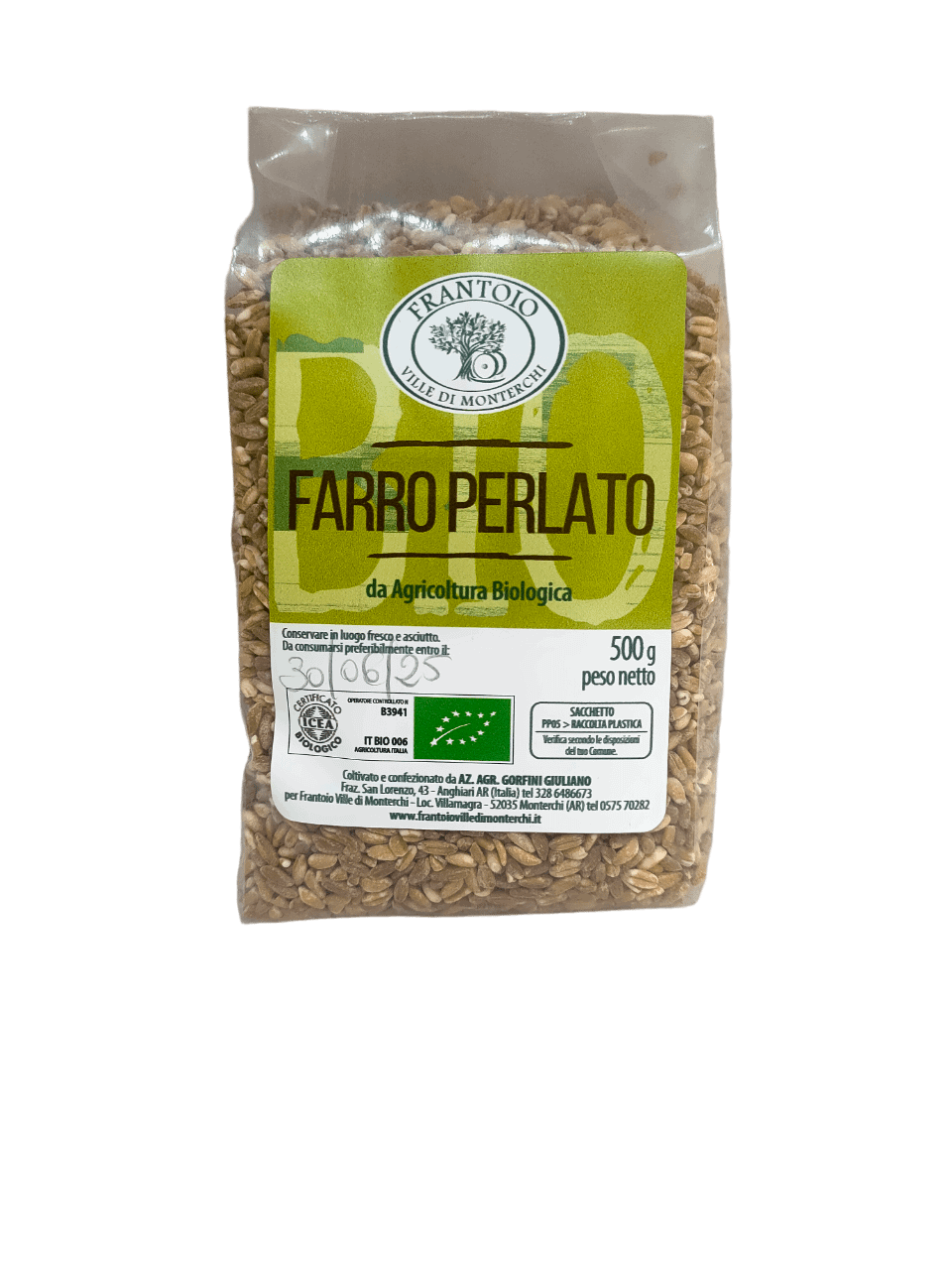 Farro perlato bio 500gr