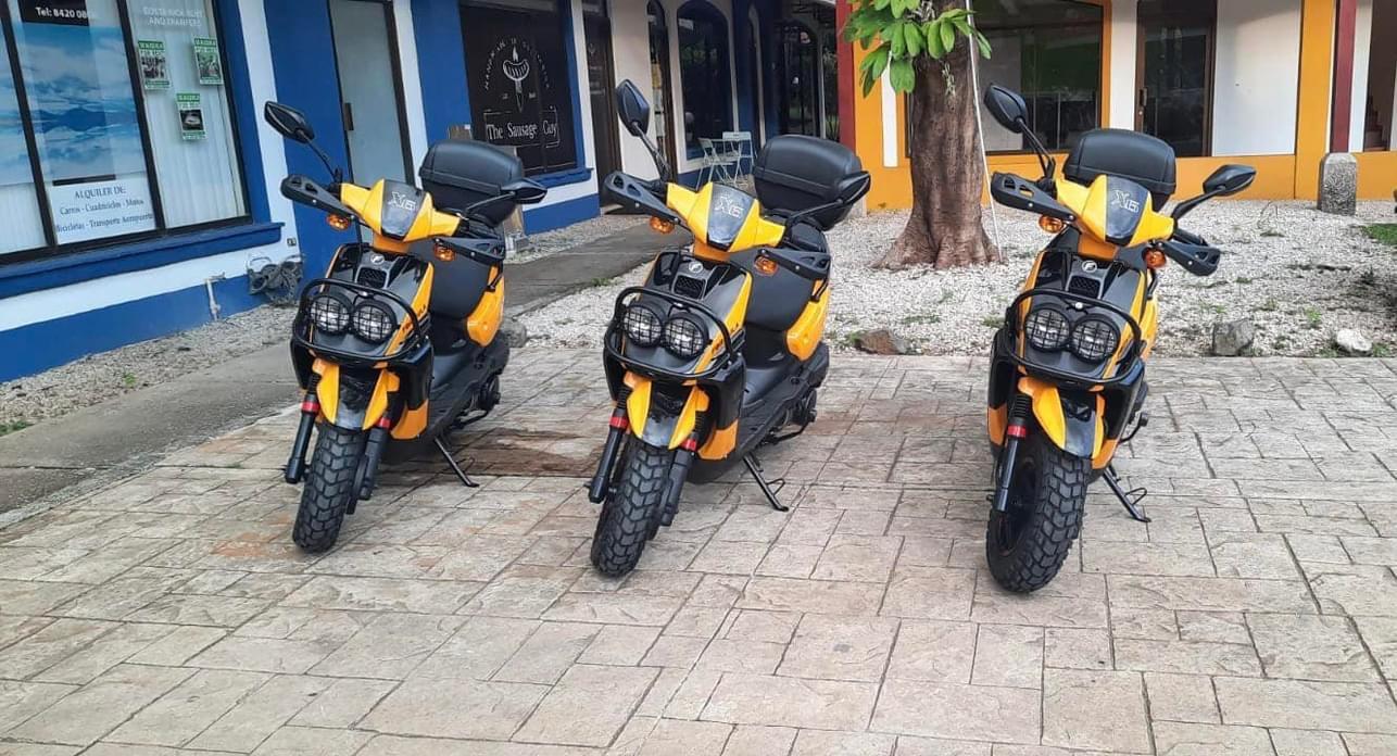 Some of our 125cc scooters available