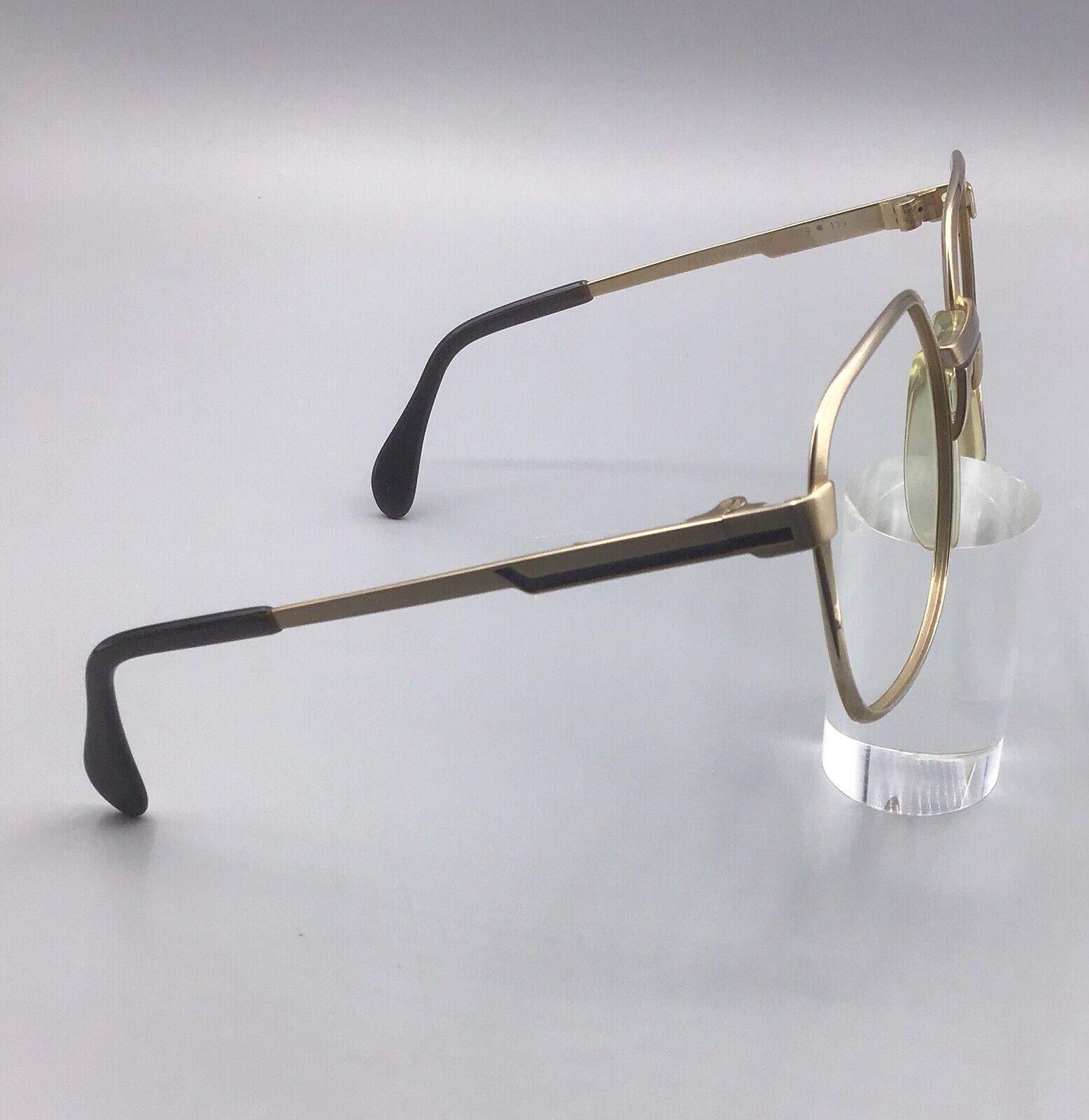 Metzler eyeglasses 7745 frame Germany occhiale vintage brillen Gold laminated