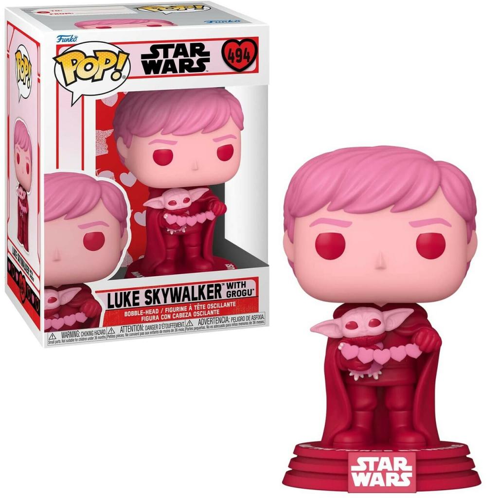 Funko Pop 494 - Luke Skywalker with Grogu (Bobble Head)