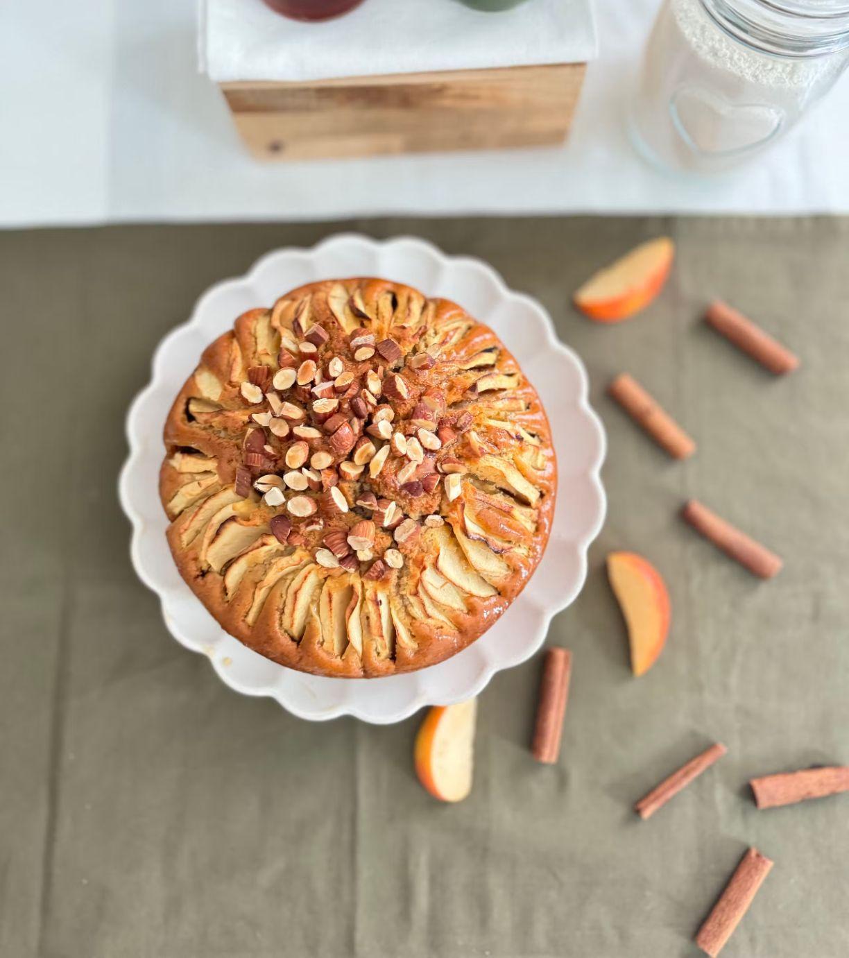 Torta alle mele e sciroppo d'acero