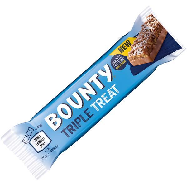 Bounty Triple Treat – Barretta al cioccolato, cocco e frutta secca
