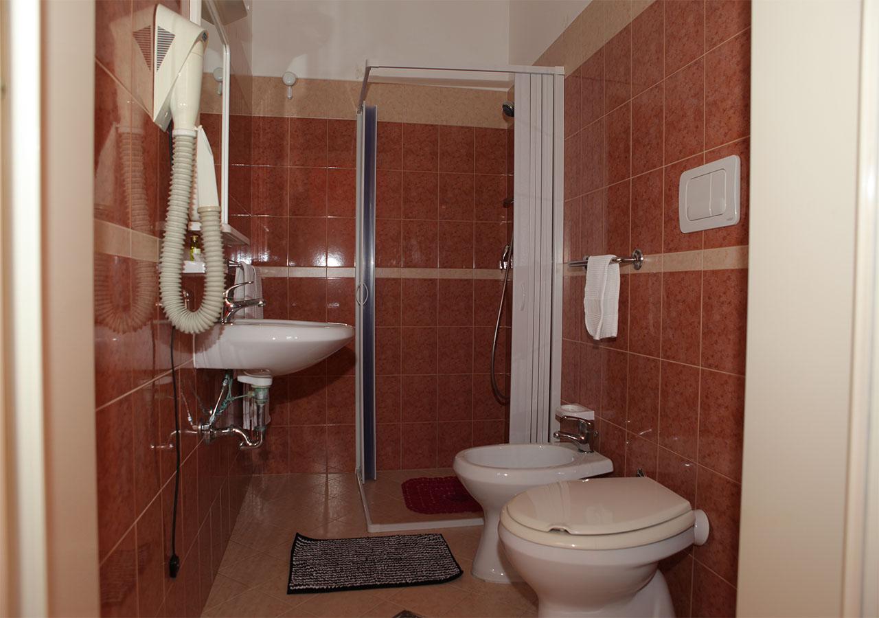 Bagno privato interno camere triple