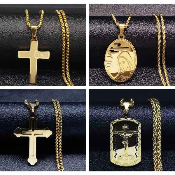 Collane Religiose in Acciaio Inossidabile