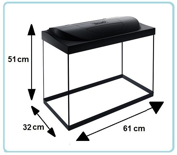 HOBBY... ACQUARIOFILIA... ACQUARIO TETRA Starter Line Led  80 Litri