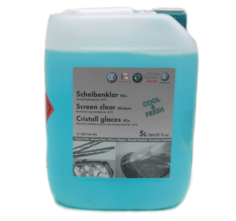Lavavetri detergente invernale (-21°) originale Volkswagen Group (Confezione da 5 litri)