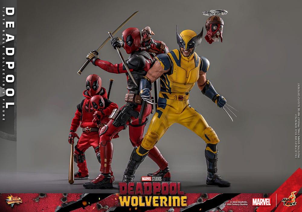 Hot Toys DEADPOOL & Wolverine 1/6 Action FIGURE Doll