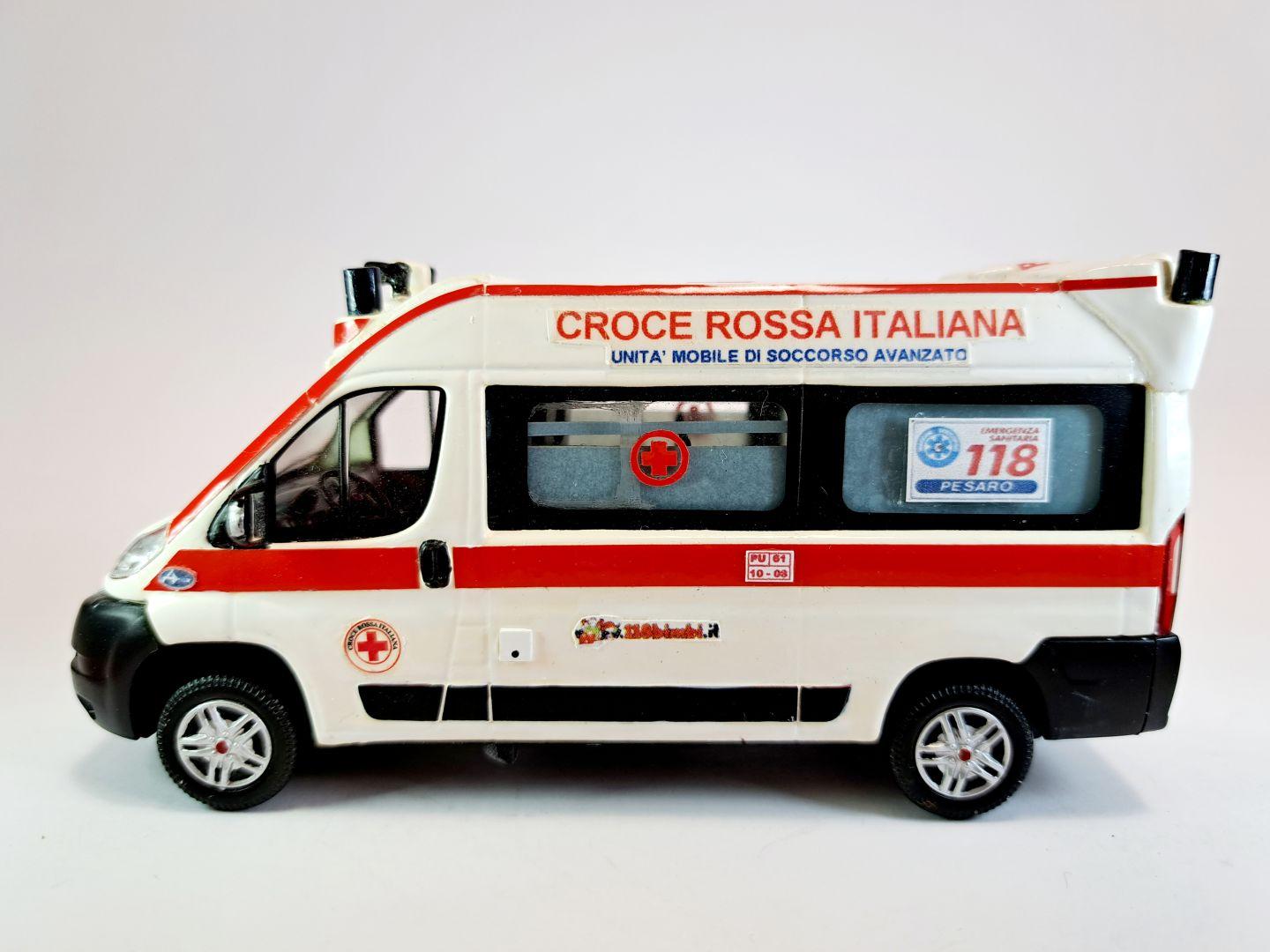 FIAT DUCATO X250 CROCE ROSSA ITALIANA PESARO