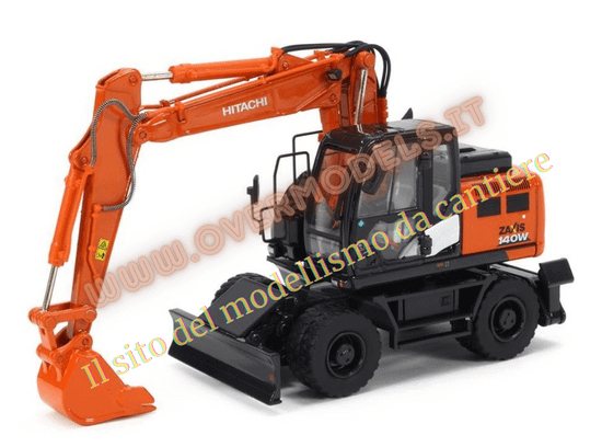 MODELLINO ESCAVATORE GOMMATO HITACHI ZX140W