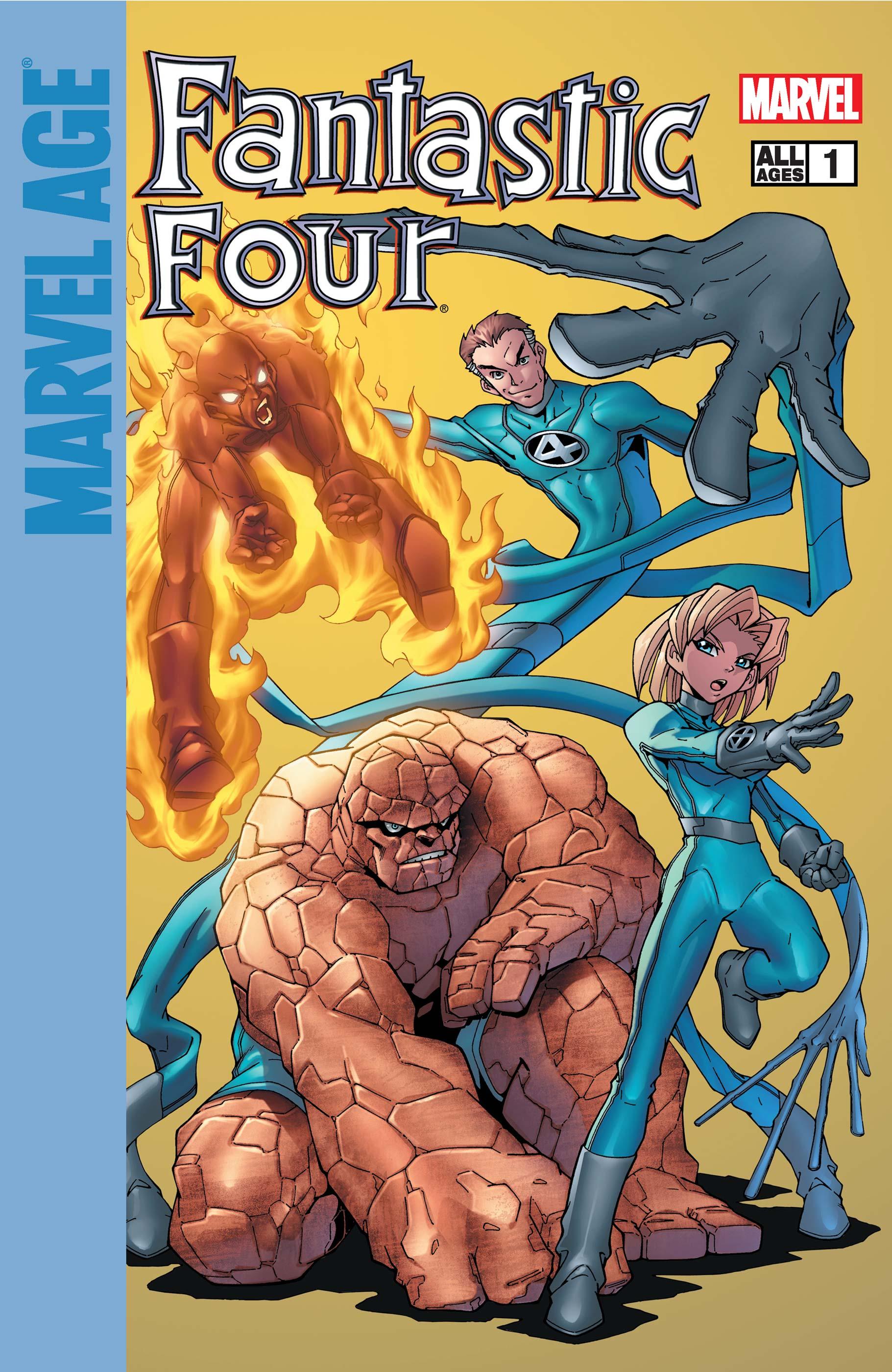 MARVEL AGE FANTASTIC FOUR #1#2#3#4 - MARVEL COMICS (2004)