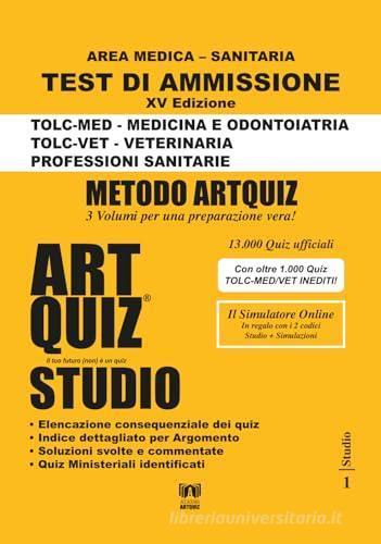 ARTQUIZ  -  AREA SANITARIA - TOLC-MED/VET E PROF. SANITARIE. 13000 QUIZ 2024
