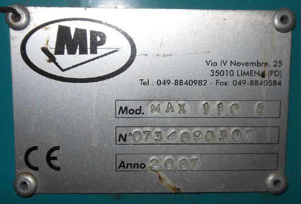 N.1 SPAZZATRICE MP MOD. MAX 100 E